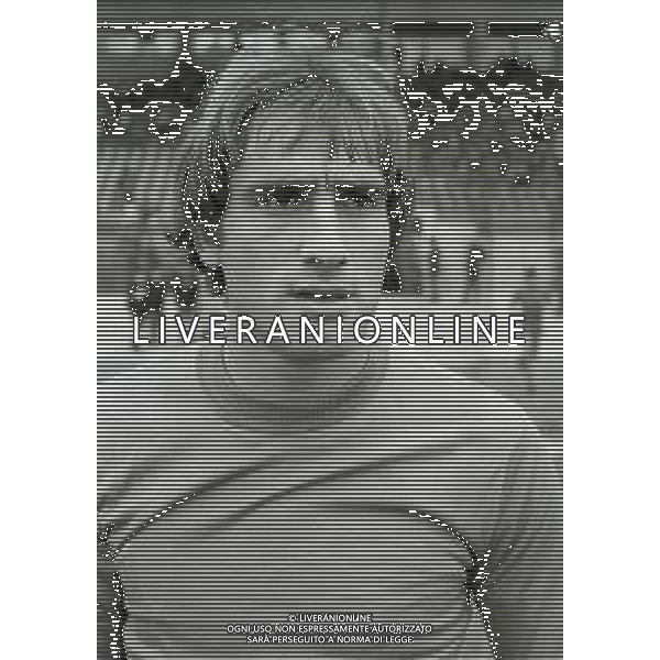 NEG-RETROSPETTIVA FRANCESCO GRAZIANI CALCIATORE NELLA FOTO FRANCESCO GRAZIANI CON LA MAGLIA DELLA NAZIONALE ITALIANA CALCIO NELL\'ANNO 1978-1979 AG ALDO LIVERANI SAS 