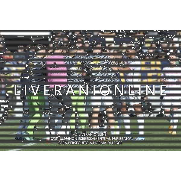 Frosinone vs Juventus - Campionato Serie A TIM - 17 giornata - Stadio B.Stirpe - Frosinone 23-12-2023 nella foto Esultanza Juventus FOTO FEDERICO GAETANO-AG ALDO LIVERANI SAS
