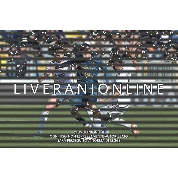 Frosinone vs Juventus - Campionato Serie A TIM - 17 giornata - Stadio B.Stirpe - Frosinone 23-12-2023 nella foto Soulè tra Danilo e Rabiot FOTO FEDERICO GAETANO-AG ALDO LIVERANI SAS