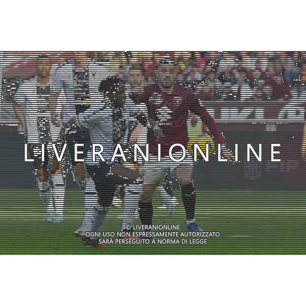 TVMV-Torino 23.12.2023 Stadio Grande Torino ©Alessandro Falzone/Agenzia Aldo Liverani Torino vs Udinese Campionato Calcio Serie A TIM 2023/2024 17a giornata Nella foto: SANABRIA ANTONIO-KAMARA HASSANE ©Falzone/AGENZIA ALDO LIVERANI SAS