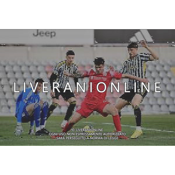 Alessandria 23.12.2023 Stadio Giuseppe Moccagatta @Manuela Viganti/Ag. Aldo Liverani sas Juventus Next Gen vs Vis Pesaro Campionato Calcio Serie C Girone B 2023/2024 19a giornata Nella foto: antonio iervolino e martin palumbo