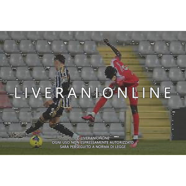 Alessandria 23.12.2023 Stadio Giuseppe Moccagatta @Manuela Viganti/Ag. Aldo Liverani sas Juventus Next Gen vs Vis Pesaro Campionato Calcio Serie C Girone B 2023/2024 19a giornata Nella foto: tiro di sylla cheikh