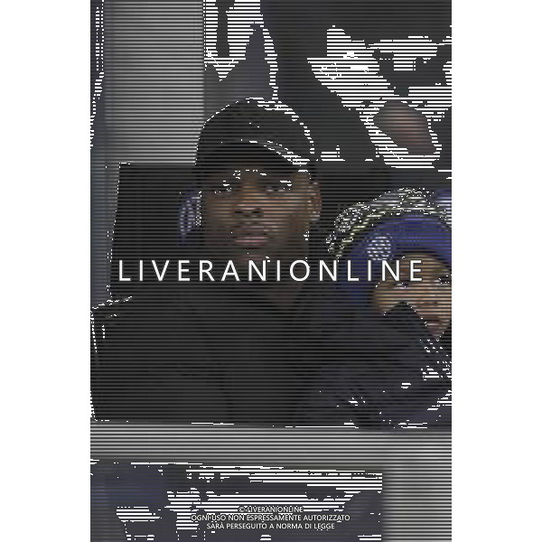 DENZEL DUMFRIES IN TRIBUNA - INTER vs LECCE Campionato Calcio Serie A TIM 23-12-2023 ©PAOLO GIAMPIETRI/AGENZIA ALDO LIVERANI SAS