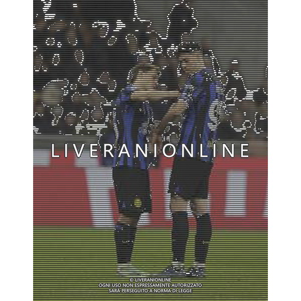 NICOLO\' BARELLA E ALESSANDRO BASTONI CON LA FASCIA DA CAPITANO - INTER vs LECCE Campionato Calcio Serie A TIM 23-12-2023 ©PAOLO GIAMPIETRI/AGENZIA ALDO LIVERANI SAS