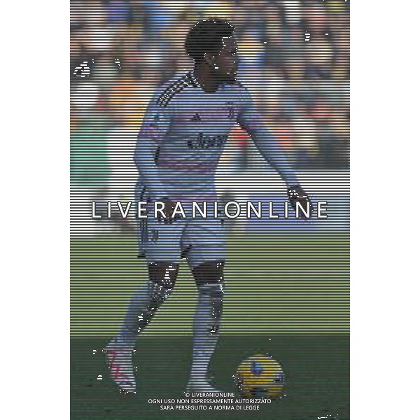 Frosinone vs Juventus - Campionato Serie A TIM - 17 giornata - Stadio B.Stirpe - Frosinone 23-12-2023 nella foto Weston Mckennie ©Federico Gaetano/AGENZIA ALDO LIVERANI SAS