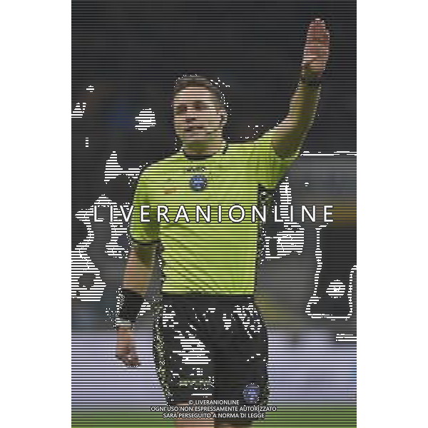 Inter vs Lecce nella foto l\'arbitro Matteo Marcenaro di Genova Milano 23-12-2023 Stadio Giuseppe Meazza - San Siro Campionato Serie A TIM - 17a giornata foto Roberto Garavaglia/ag. Aldo Liverani sas
