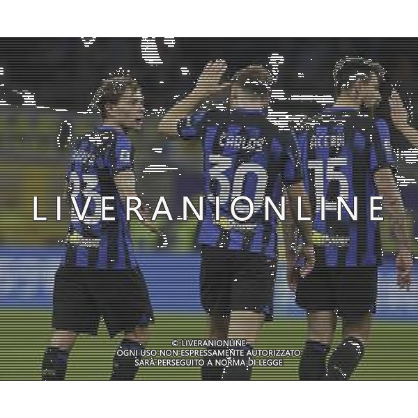 23-12-2023 MILANO-CAMPIONATO DI CALCIO SERIE A INTER-LECCE NELLA FOTO NICOLO\' BARELLA DOPO GOAL FOTO PAOLO GIAMPIETRI-AG ALDO LIVERANI SAS