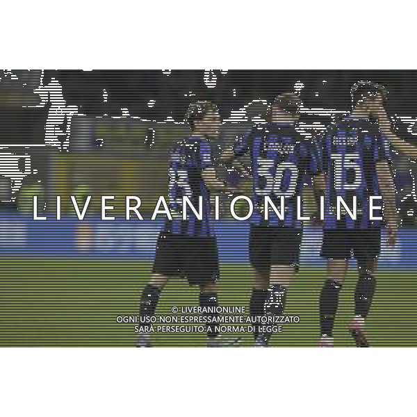 23-12-2023 MILANO-CAMPIONATO DI CALCIO SERIE A INTER-LECCE NELLA FOTO NICOLO\' BARELLA DOPO GOAL FOTO PAOLO GIAMPIETRI-AG ALDO LIVERANI SAS