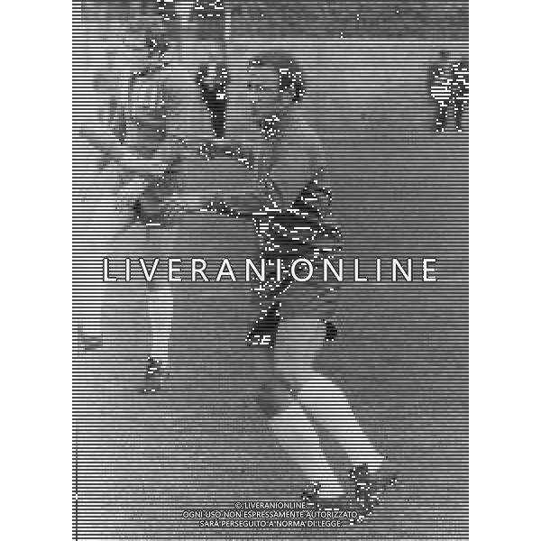 RETROSPETTIVA FRANCESCO ROCCA CALCIATORE NELLA FOTO FRANCESCO ROCCA IN ALLENAMENTO CON LA NAZIONALE ITALIANA AG ALDO LIVERANI SAS