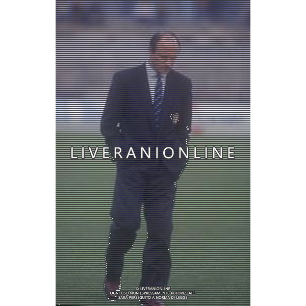 DIAP-RETROSPETTIVA FRANCESCO ROCCA ALLENATORE E EX CALCIATORE NELLA FOTO FRANCESCO ROCCA ALLENATORE NAZIONALE OLIMPICA ITALIANA 02-12-1987 A PIACENZA PARTITA ITALIA-PORTOGALLO 6-0 AG ALDO LIVERANI SAS