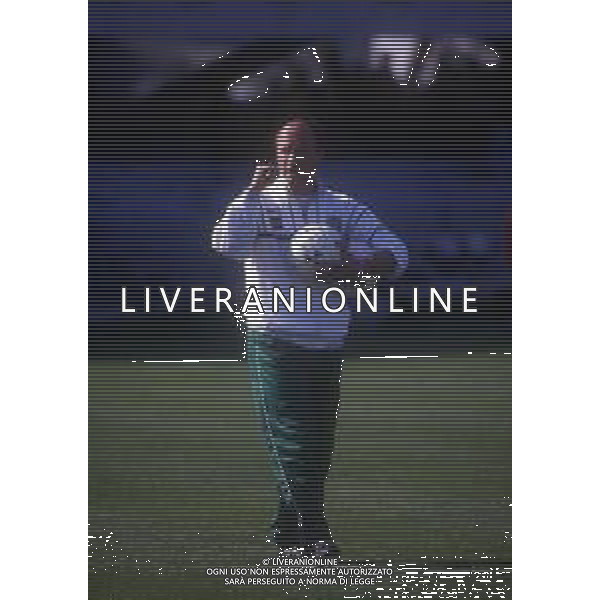 DIAP-RETROSPETTIVA FRANCESCO ROCCA ALLENATORE E EX CALCIATORE NELLA FOTO FRANCESCO ROCCA ALLENATORE NAZIONALE ITALIANA NELL\'ANNO 1988 AG ALDO LIVERANI SAS