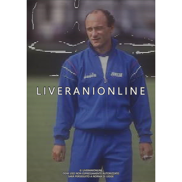 DIAP-RETROSPETTIVA FRANCESCO ROCCA ALLENATORE E EX CALCIATORE NELLA FOTO FRANCESCO ROCCA ALLENATORE NAZIONALE ITALIANA NELL\'ANNO 1986-1987 AG ALDO LIVERANI SAS 
