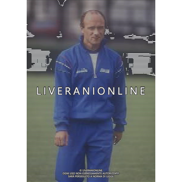 DIAP-RETROSPETTIVA FRANCESCO ROCCA ALLENATORE E EX CALCIATORE NELLA FOTO FRANCESCO ROCCA ALLENATORE NAZIONALE ITALIANA NELL\'ANNO 1986-1987 AG ALDO LIVERANI SAS 