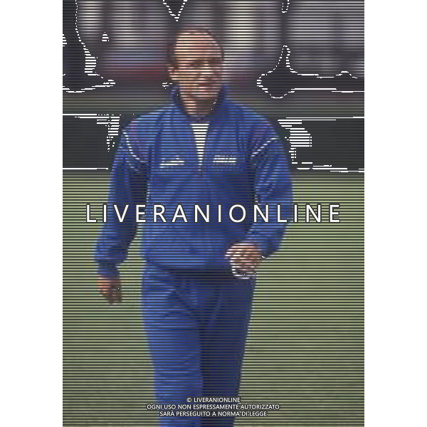 DIAP-RETROSPETTIVA FRANCESCO ROCCA ALLENATORE E EX CALCIATORE NELLA FOTO FRANCESCO ROCCA ALLENATORE NAZIONALE ITALIANA NELL\'ANNO 1986-1987 AG ALDO LIVERANI SAS 