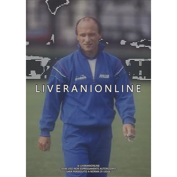 DIAP-RETROSPETTIVA FRANCESCO ROCCA ALLENATORE E EX CALCIATORE NELLA FOTO FRANCESCO ROCCA ALLENATORE NAZIONALE ITALIANA NELL\'ANNO 1986-1987 AG ALDO LIVERANI SAS 