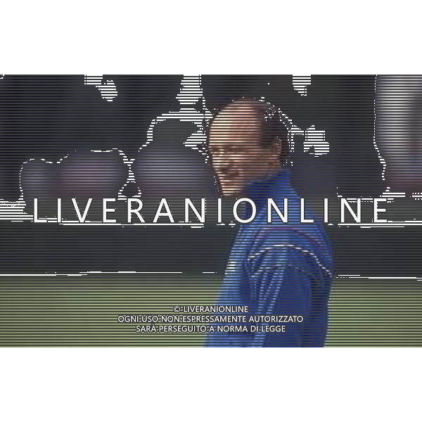 DIAP-RETROSPETTIVA FRANCESCO ROCCA ALLENATORE E EX CALCIATORE NELLA FOTO FRANCESCO ROCCA ALLENATORE NAZIONALE ITALIANA NELL\'ANNO 1986-1987 AG ALDO LIVERANI SAS 