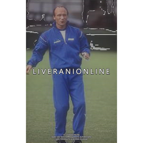 DIAP-RETROSPETTIVA FRANCESCO ROCCA ALLENATORE E EX CALCIATORE NELLA FOTO FRANCESCO ROCCA ALLENATORE NAZIONALE ITALIANA NELL\'ANNO 1986-1987 AG ALDO LIVERANI SAS 