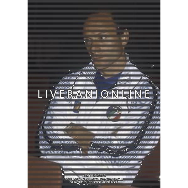 DIAP-RETROSPETTIVA FRANCESCO ROCCA ALLENATORE E EX CALCIATORE NELLA FOTO FRANCESCO ROCCA ALLENATORE NAZIONALE ITALIANA NELL\'ANNO 1988 AG ALDO LIVERANI SAS 