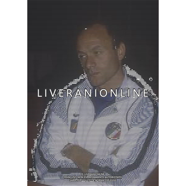 DIAP-RETROSPETTIVA FRANCESCO ROCCA ALLENATORE E EX CALCIATORE NELLA FOTO FRANCESCO ROCCA ALLENATORE NAZIONALE ITALIANA NELL\'ANNO 1988 AG ALDO LIVERANI SAS 