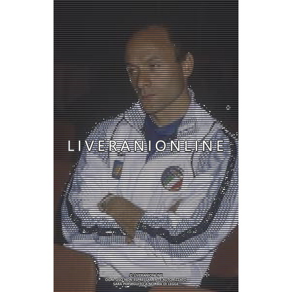 DIAP-RETROSPETTIVA FRANCESCO ROCCA ALLENATORE E EX CALCIATORE NELLA FOTO FRANCESCO ROCCA ALLENATORE NAZIONALE ITALIANA NELL\'ANNO 1988 AG ALDO LIVERANI SAS 