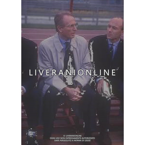 DIAP-RETROSPETTIVA FRANCESCO ROCCA ALLENATORE E EX CALCIATORE NELLA FOTO FRANCESCO ROCCA ALLENATORE IN SECONDA NAZIONALE ITALIANA NELL\'ANNO 1990-1991 CON AZEGLIO VICNI AG ALDO LIVERANI SAS 