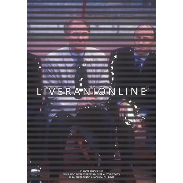 DIAP-RETROSPETTIVA FRANCESCO ROCCA ALLENATORE E EX CALCIATORE NELLA FOTO FRANCESCO ROCCA ALLENATORE IN SECONDA NAZIONALE ITALIANA NELL\'ANNO 1990-1991 CON AZEGLIO VICNI AG ALDO LIVERANI SAS 