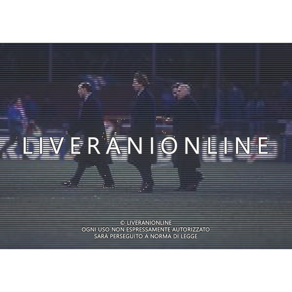 DIAP-RETROSPETTIVA FRANCESCO ROCCA ALLENATORE E EX CALCIATORE NELLA FOTO FRANCESCO ROCCA ALLENATORE IN SECONDA NAZIONALE ITALIANA NELL\'ANNO 1991-1992 CON ARRIGO SACCHI E PIETRO CARMIGNANI AG ALDO LIVERANI SAS