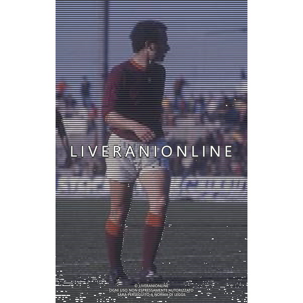 DIAP-RETROSPETTIVA FRANCESCO ROCCA ALLENATORE E EX CALCIATORE NELLA FOTO FRANCESCO ROCCA CON LA MAGLIA DELLA ROMA CALCIO AG ALDO LIVERANI SAS 