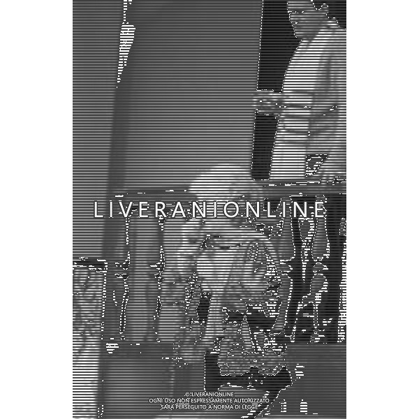 NEG-RETROSPETTIVA FRANCA RAME ATTRICE NELLA FOTO FRANCA RAME NELL\'ANNO 1986 IN TEATRO A MILANO AG ALDO LIVERANI SAS