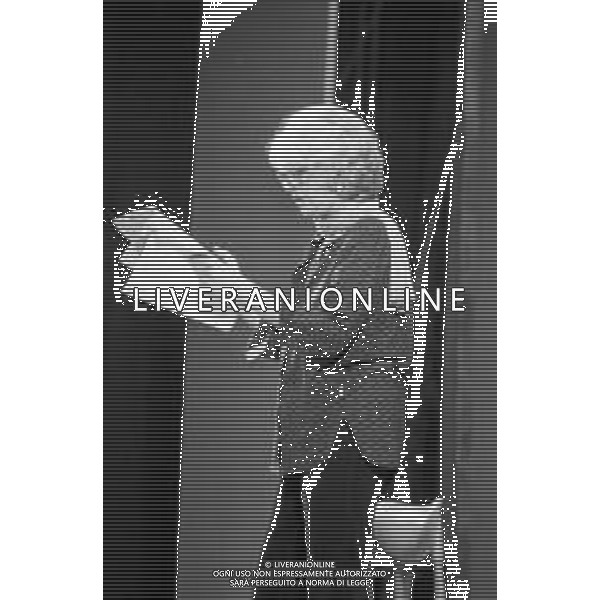 NEG-RETROSPETTIVA FRANCA RAME ATTRICE NELLA FOTO FRANCA RAME NELL\'ANNO 1986 IN TEATRO A MILANO AG ALDO LIVERANI SAS