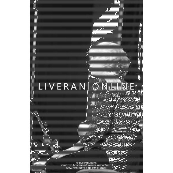 NEG-RETROSPETTIVA FRANCA RAME ATTRICE NELLA FOTO FRANCA RAME NELL\'ANNO 1986 IN TEATRO A MILANO AG ALDO LIVERANI SAS