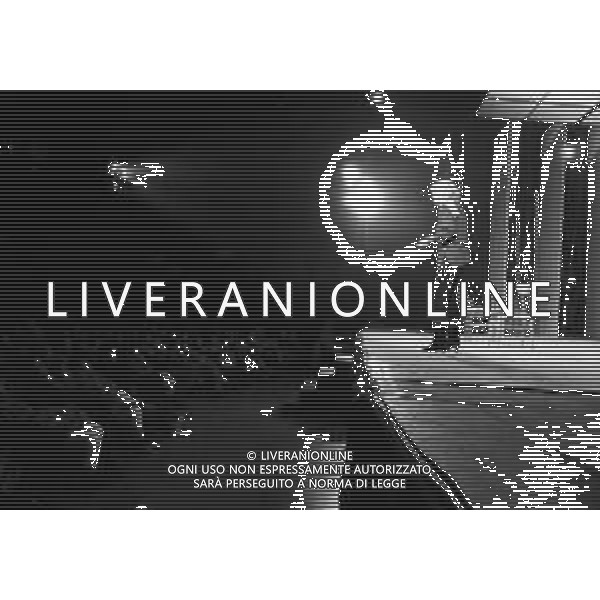 NEG-RETROSPETTIVA FRANCA RAME ATTRICE NELLA FOTO FRANCA RAME NELL\'ANNO 1986 IN TEATRO A MILANO AG ALDO LIVERANI SAS