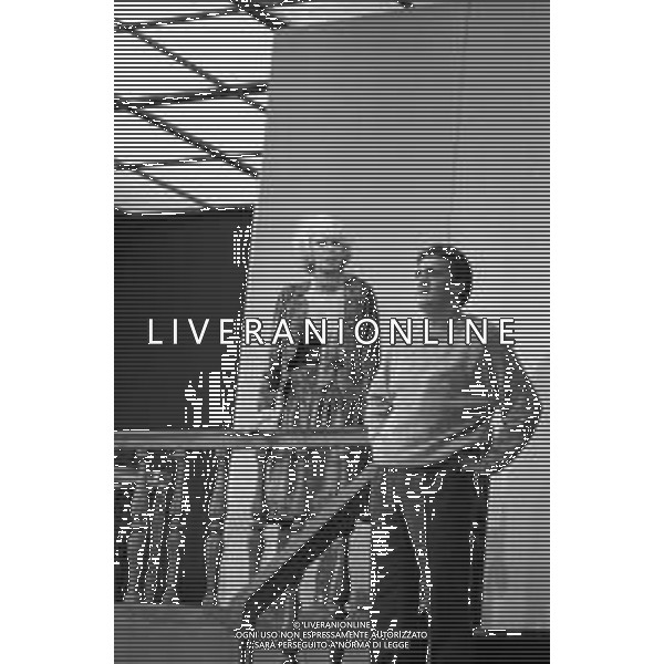 NEG-RETROSPETTIVA FRANCA RAME ATTRICE NELLA FOTO FRANCA RAME NELL\'ANNO 1986 IN TEATRO A MILANO AG ALDO LIVERANI SAS