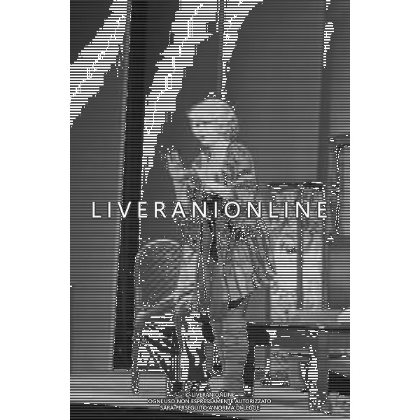 NEG-RETROSPETTIVA FRANCA RAME ATTRICE NELLA FOTO FRANCA RAME NELL\'ANNO 1986 IN TEATRO A MILANO AG ALDO LIVERANI SAS