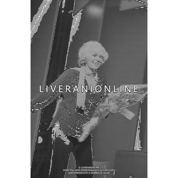 NEG-RETROSPETTIVA FRANCA RAME ATTRICE NELLA FOTO FRANCA RAME NELL\'ANNO 1986 IN TEATRO A MILANO AG ALDO LIVERANI SAS