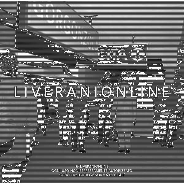 RETROSPETTIVA ITALO VIGLIANESI MINISTRO DEI TRASPORTI nella foto ALL\'INAUGURAZIONE DEL NUOVO TRONCO E LA NUOVA TRATTA DELLA METROPOLITANA DI MILANO \'GOBBA-GORGONZOLA\' NELL\'ANNO 1970 /AGENZIA ALDO LIVERANI SAS