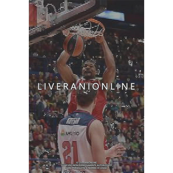 TVRG EA7 Emporio Armani Milano vs Saski Baskonia Vitoria-Gasteiz nella foto Kyle Hines (Olimpia Milano) Assago (MI) 28-12-2023 Mediolanum Forum Turkish Airlines Euroleague 17a giornata regular season foto Roberto Garavaglia/ag. Aldo Liverani sas