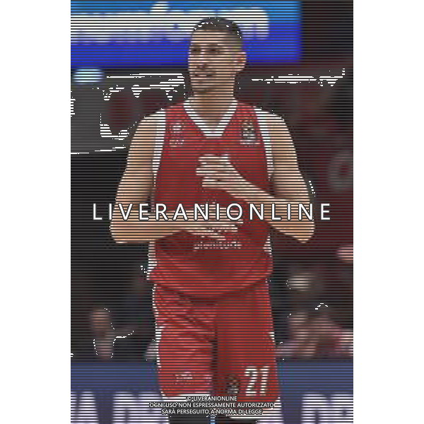 TVRG EA7 Emporio Armani Milano vs Saski Baskonia Vitoria-Gasteiz nella foto Diego Flaccadori (Olimpia Milano) Assago (MI) 28-12-2023 Mediolanum Forum Turkish Airlines Euroleague 17a giornata regular season foto Roberto Garavaglia/ag. Aldo Liverani sas