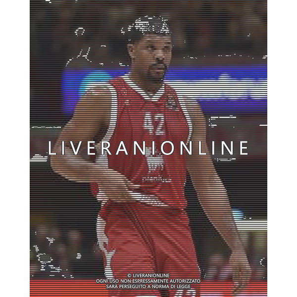 TVRG EA7 Emporio Armani Milano vs Saski Baskonia Vitoria-Gasteiz nella foto Kyle Hines (Olimpia Milano) Assago (MI) 28-12-2023 Mediolanum Forum Turkish Airlines Euroleague 17a giornata regular season foto Roberto Garavaglia/ag. Aldo Liverani sas