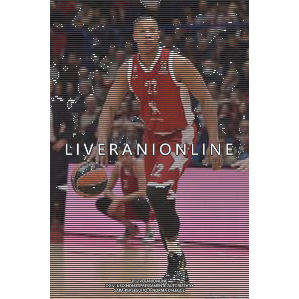 TVRG EA7 Emporio Armani Milano vs Saski Baskonia Vitoria-Gasteiz nella foto Devon Hall (Olimpia Milano) Assago (MI) 28-12-2023 Mediolanum Forum Turkish Airlines Euroleague 17a giornata regular season foto Roberto Garavaglia/ag. Aldo Liverani sas