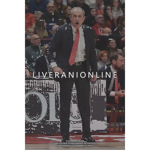 TVRG EA7 Emporio Armani Milano vs Saski Baskonia Vitoria-Gasteiz nella foto Ettore Messina allenatore Olimpia Milano Assago (MI) 28-12-2023 Mediolanum Forum Turkish Airlines Euroleague 17a giornata regular season foto Roberto Garavaglia/ag. Aldo Liverani sas