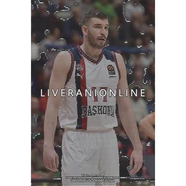 TVRG EA7 Emporio Armani Milano vs Saski Baskonia Vitoria-Gasteiz nella foto Nikos Rogkavopoulos (Saski Baskonia) Assago (MI) 28-12-2023 Mediolanum Forum Turkish Airlines Euroleague 17a giornata regular season foto Roberto Garavaglia/ag. Aldo Liverani sas