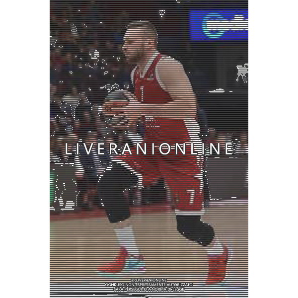 TVRG EA7 Emporio Armani Milano vs Saski Baskonia Vitoria-Gasteiz nella foto Stefano Tonut (Olimpia Milano) Assago (MI) 28-12-2023 Mediolanum Forum Turkish Airlines Euroleague 17a giornata regular season foto Roberto Garavaglia/ag. Aldo Liverani sas