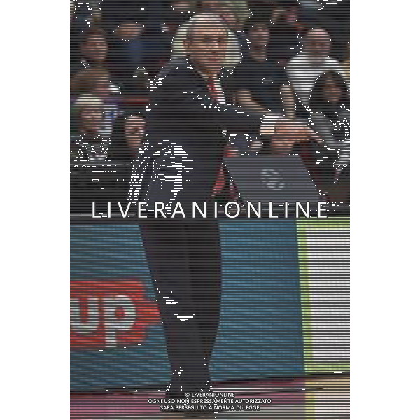 TVRG EA7 Emporio Armani Milano vs Saski Baskonia Vitoria-Gasteiz nella foto Ettore Messina allenatore Olimpia Milano Assago (MI) 28-12-2023 Mediolanum Forum Turkish Airlines Euroleague 17a giornata regular season foto Roberto Garavaglia/ag. Aldo Liverani sas
