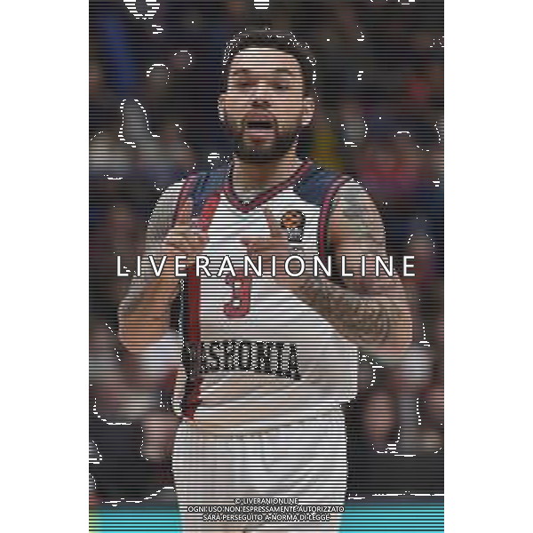 TVRG EA7 Emporio Armani Milano vs Saski Baskonia Vitoria-Gasteiz nella foto Chris Chiozza (Saski Baskonia) Assago (MI) 28-12-2023 Mediolanum Forum Turkish Airlines Euroleague 17a giornata regular season foto Roberto Garavaglia/ag. Aldo Liverani sas