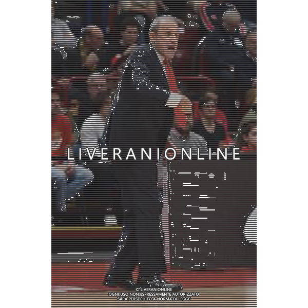 TVRG EA7 Emporio Armani Milano vs Saski Baskonia Vitoria-Gasteiz nella foto Ettore Messina allenatore Olimpia Milano Assago (MI) 28-12-2023 Mediolanum Forum Turkish Airlines Euroleague 17a giornata regular season foto Roberto Garavaglia/ag. Aldo Liverani sas