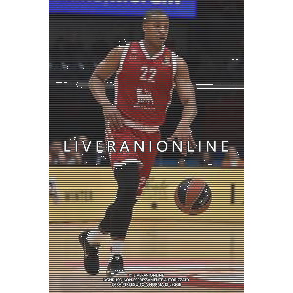 TVRG EA7 Emporio Armani Milano vs Saski Baskonia Vitoria-Gasteiz nella foto Devon Hall (Olimpia Milano) Assago (MI) 28-12-2023 Mediolanum Forum Turkish Airlines Euroleague 17a giornata regular season foto Roberto Garavaglia/ag. Aldo Liverani sas