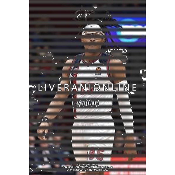 TVRG EA7 Emporio Armani Milano vs Saski Baskonia Vitoria-Gasteiz nella foto Chima Moneke (Saski Baskonia) Assago (MI) 28-12-2023 Mediolanum Forum Turkish Airlines Euroleague 17a giornata regular season foto Roberto Garavaglia/ag. Aldo Liverani sas