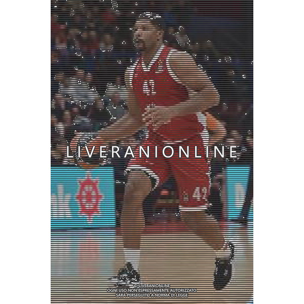 TVRG EA7 Emporio Armani Milano vs Saski Baskonia Vitoria-Gasteiz nella foto Kyle Hines (Olimpia Milano) Assago (MI) 28-12-2023 Mediolanum Forum Turkish Airlines Euroleague 17a giornata regular season foto Roberto Garavaglia/ag. Aldo Liverani sas