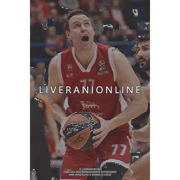 TVRG EA7 Emporio Armani Milano vs Saski Baskonia Vitoria-Gasteiz nella foto Johannes Voigtmann (Olimpia Milano) Assago (MI) 28-12-2023 Mediolanum Forum Turkish Airlines Euroleague 17a giornata regular season foto Roberto Garavaglia/ag. Aldo Liverani sas